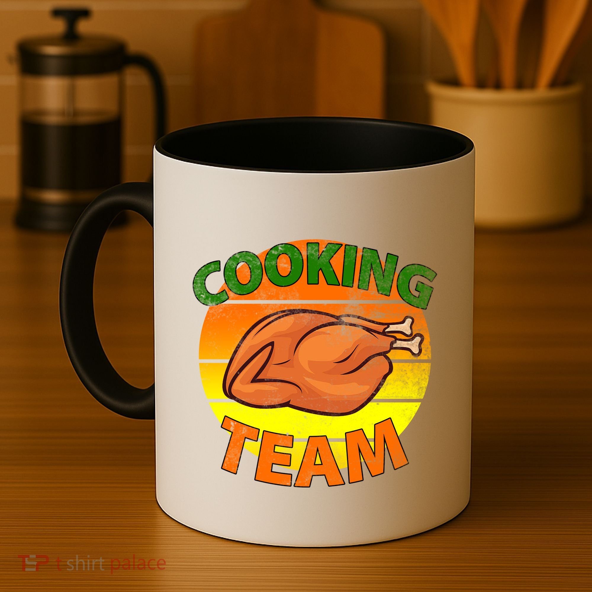 Thanksgiving Cooking Team Family Matching Coffee Mug