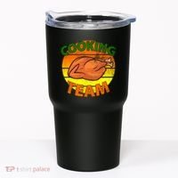 Thanksgiving Cooking Team Family Matching Tumbler thumb 0