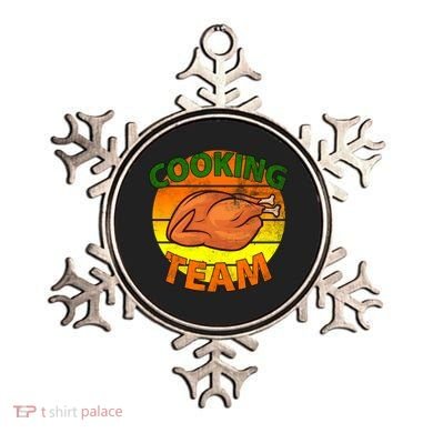 Thanksgiving Cooking Team Family Matching Ornament