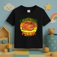 Thanksgiving Cooking Team Family Matching Toddler T-Shirt thumb 3