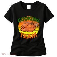 Thanksgiving Cooking Team Family Matching Women's T-Shirt thumb 0