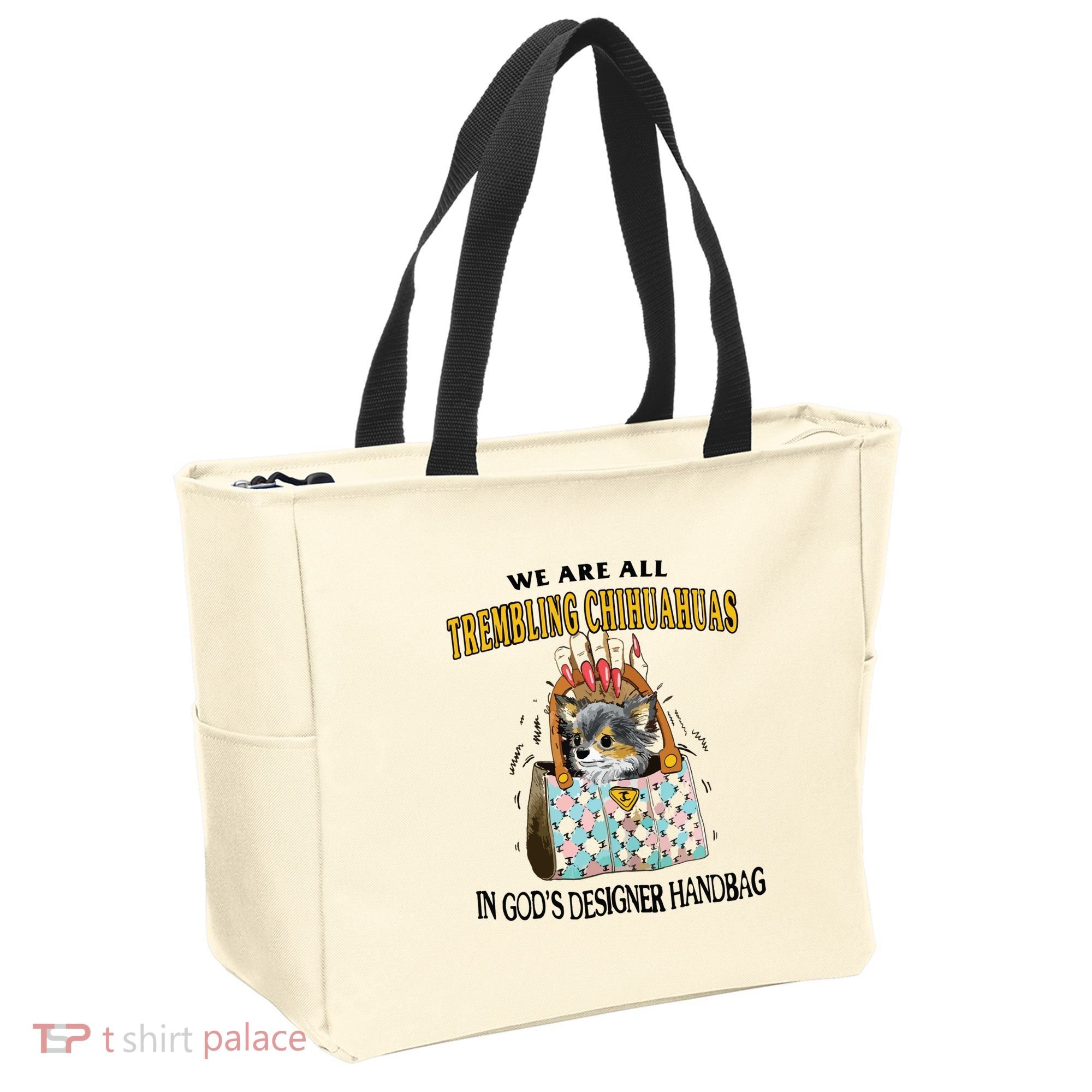 Trembling Chihuahua Tote Bag