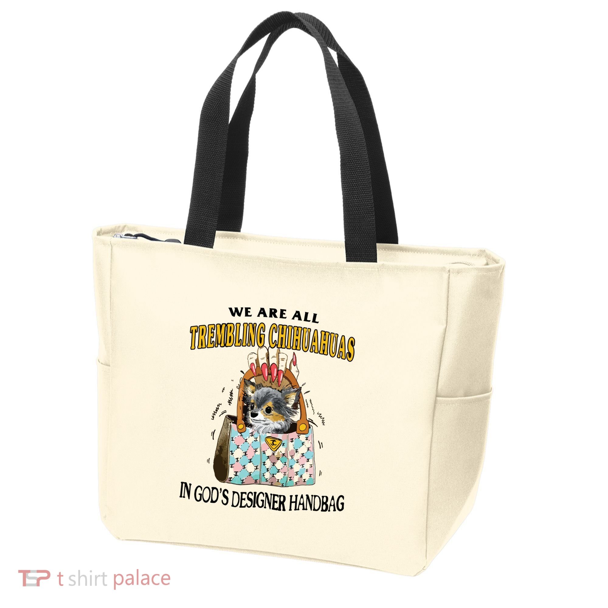 Trembling Chihuahua Tote Bag