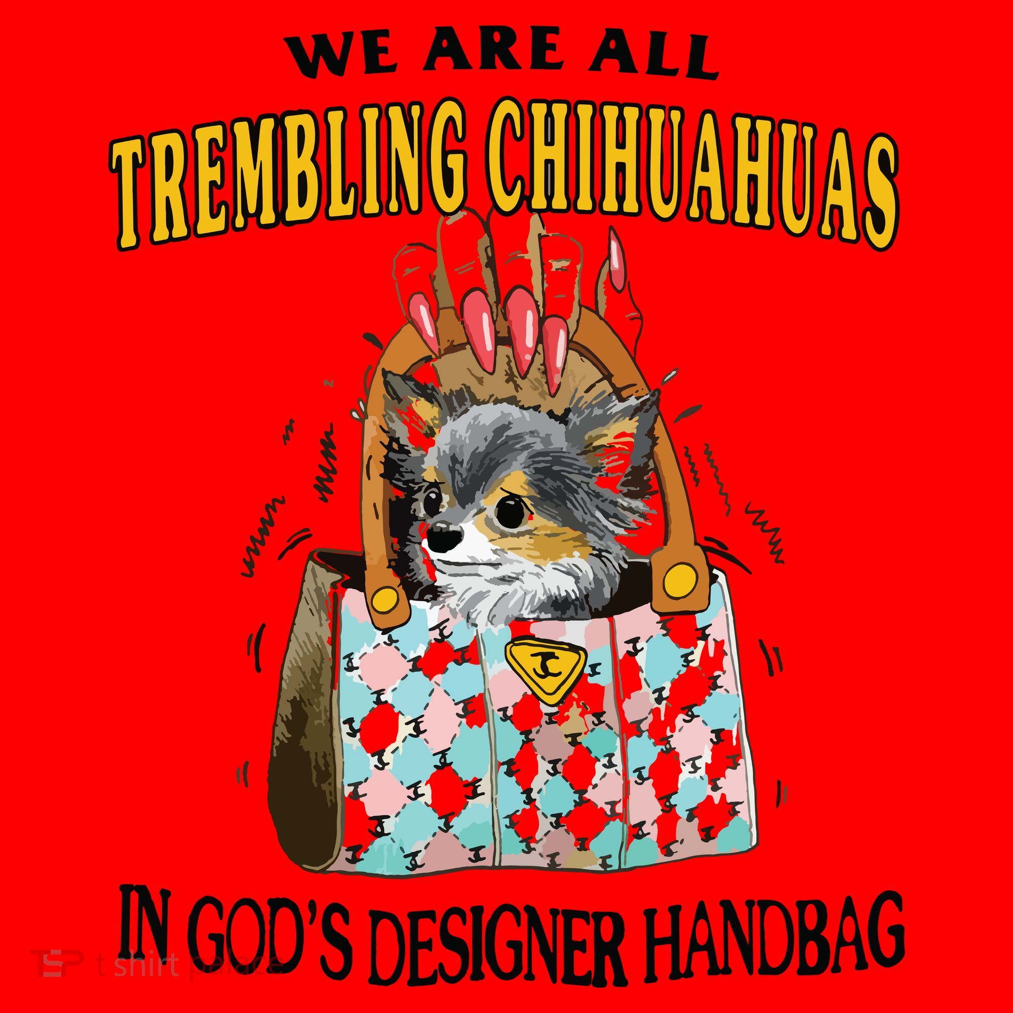Trembling Chihuahua Santa Hat