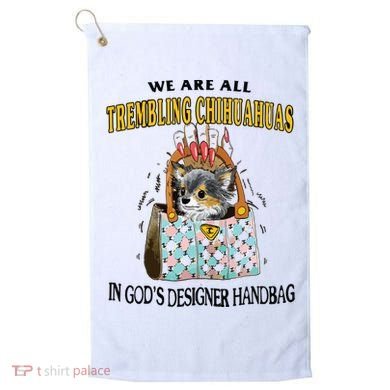 Trembling Chihuahua Golf Towel