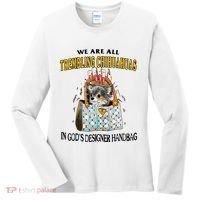 Trembling Chihuahua Women's Long Sleeve Shirt thumb 0