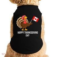 Turkey Canadian Thanksgiving Happy Thanksgiving Eh Doggie Tank thumb 0