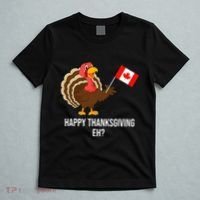 Turkey Canadian Thanksgiving Happy Thanksgiving Eh T-Shirt thumb 5