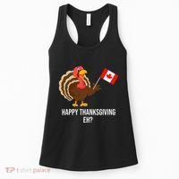 Turkey Canadian Thanksgiving Happy Thanksgiving Eh Women's Tank Top thumb 0