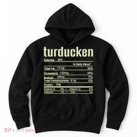 Thanksgiving Christmas Turducken Nutrition Fact Hoodie thumb 0