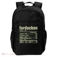 Thanksgiving Christmas Turducken Nutrition Fact Backpack thumb 0