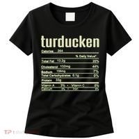 Thanksgiving Christmas Turducken Nutrition Fact Women's T-Shirt thumb 0