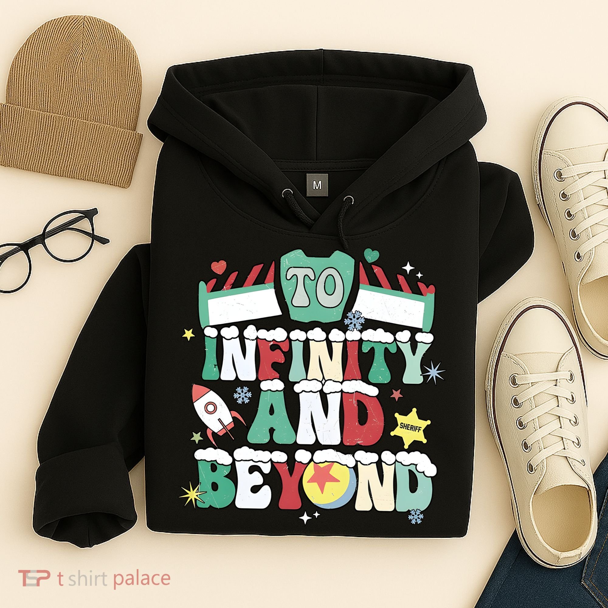 Toy Christmas To Infinity And Beyond Hoodie
