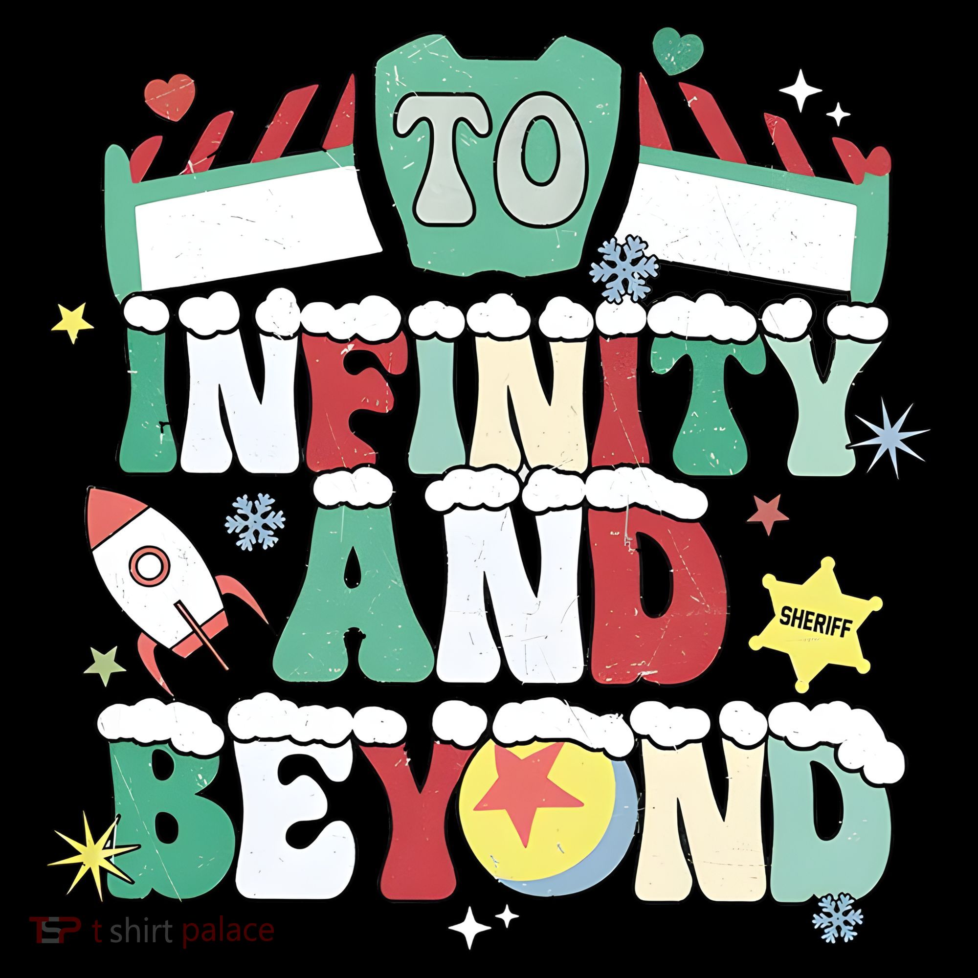 Toy Christmas To Infinity And Beyond T-Shirt