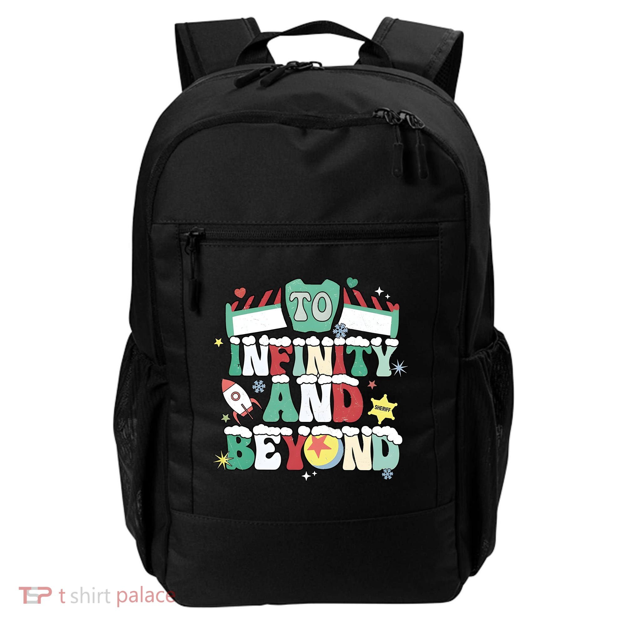 Toy Christmas To Infinity And Beyond Backpack