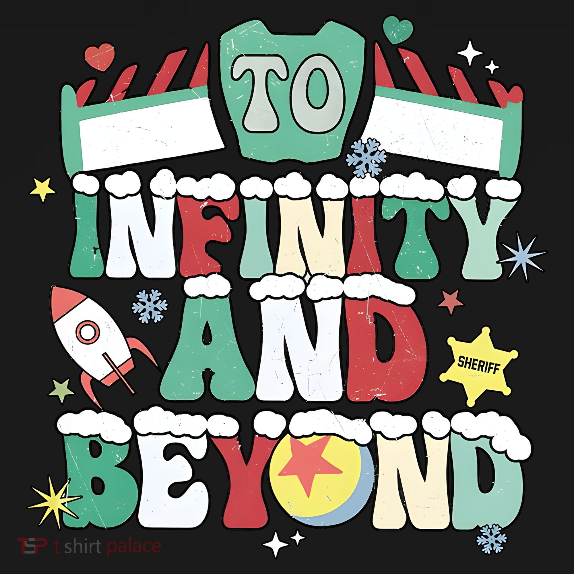 Toy Christmas To Infinity And Beyond Backpack