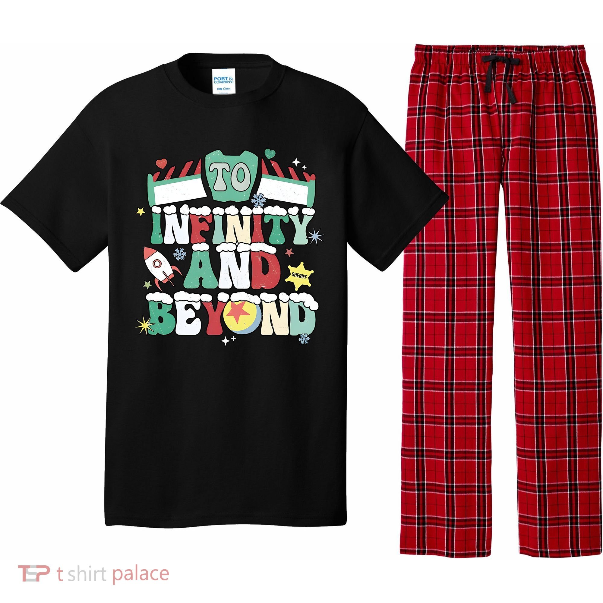 Toy Christmas To Infinity And Beyond Pajama Set