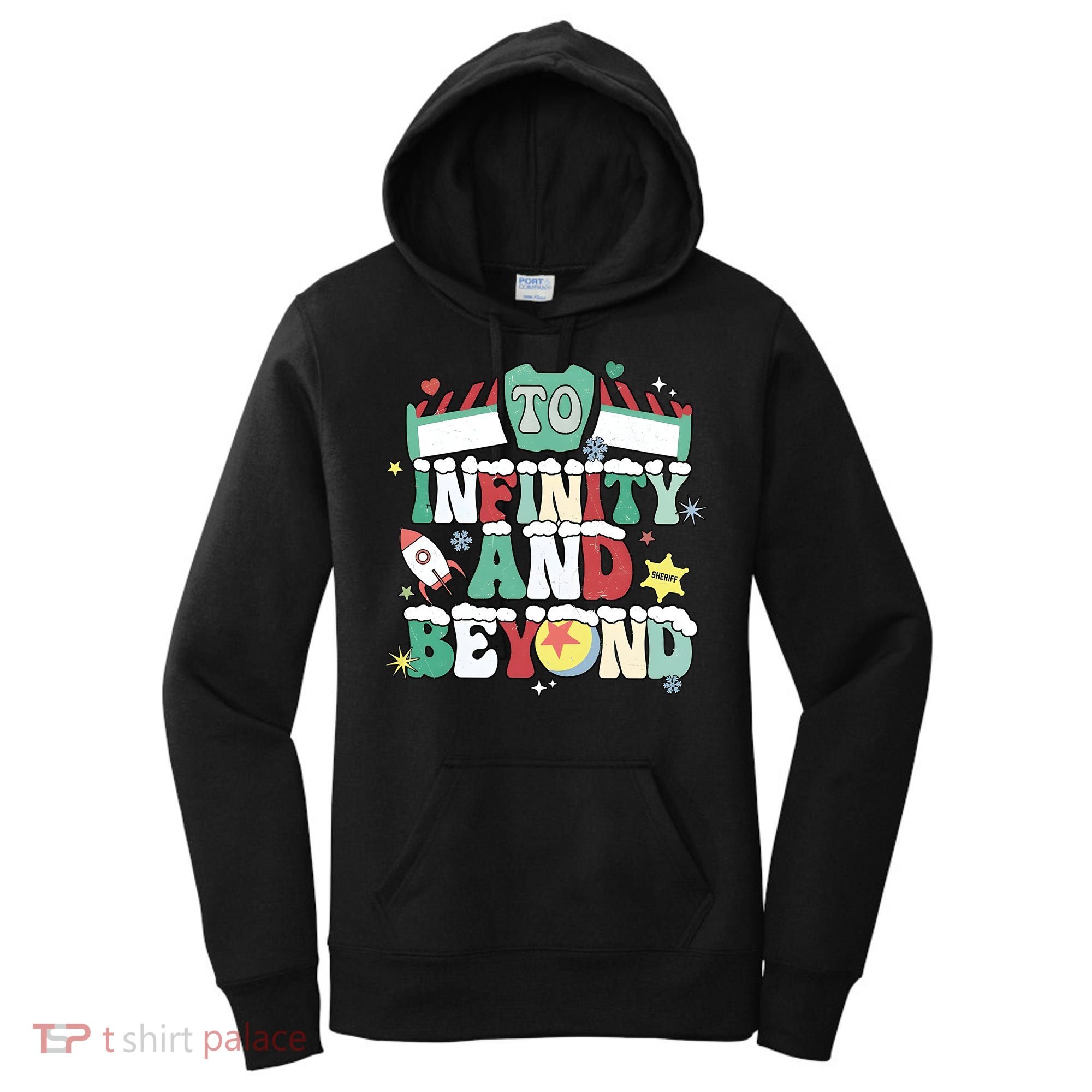 Toy Christmas To Infinity And Beyond Women's Hoodie