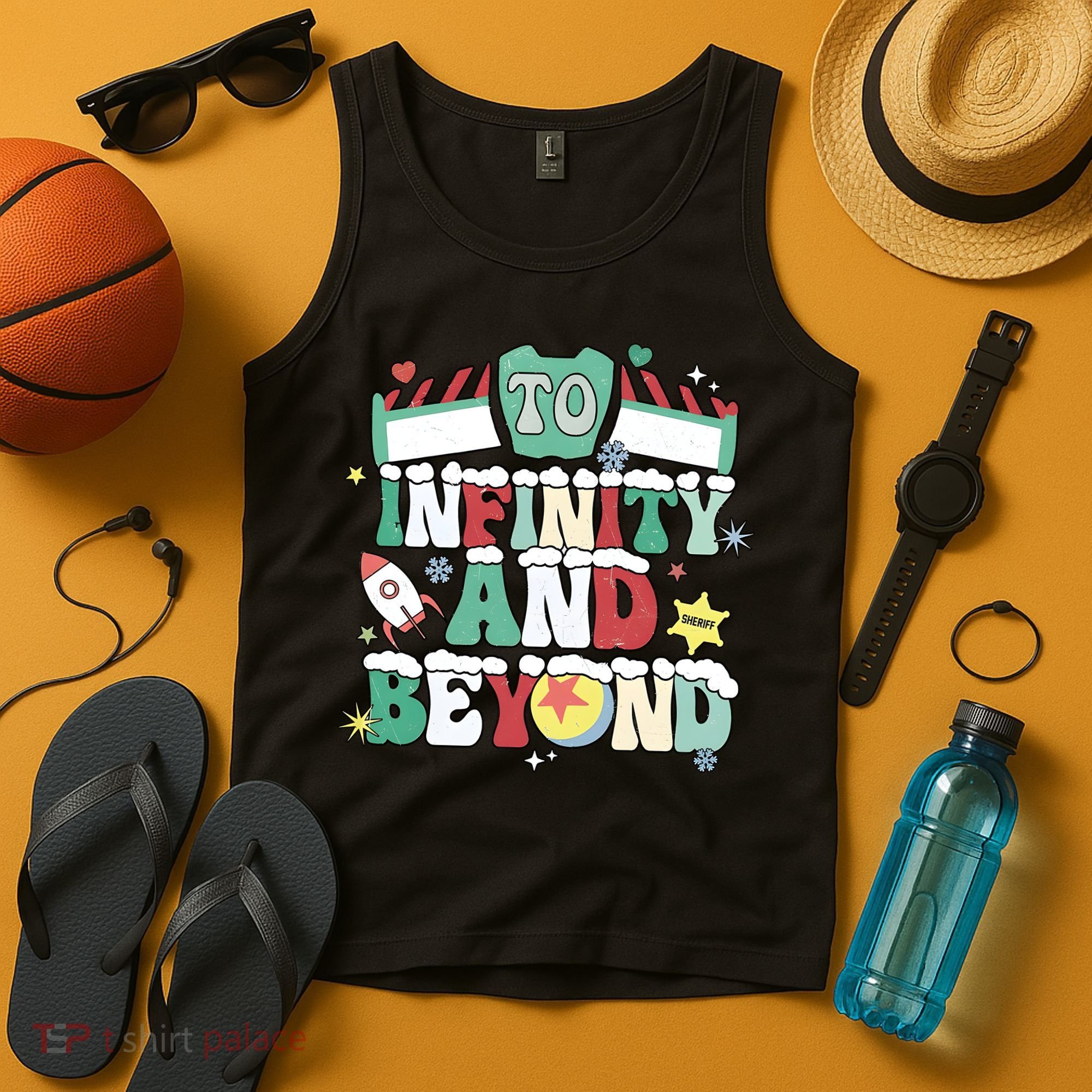 Toy Christmas To Infinity And Beyond Tank Top
