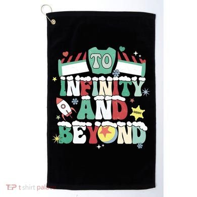 Toy Christmas To Infinity And Beyond Golf Towel