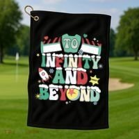 Toy Christmas To Infinity And Beyond Golf Towel thumb 1