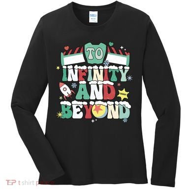 Toy Christmas To Infinity And Beyond Women's Long Sleeve Shirt