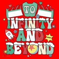 Toy Christmas To Infinity And Beyond Santa Hat thumb 1