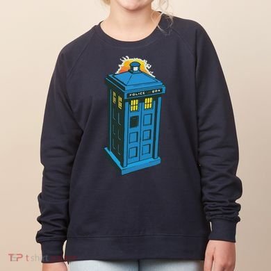 Tardis Comic Women's Sweatshirt