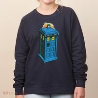 Tardis Comic Women's Sweatshirt thumb 0