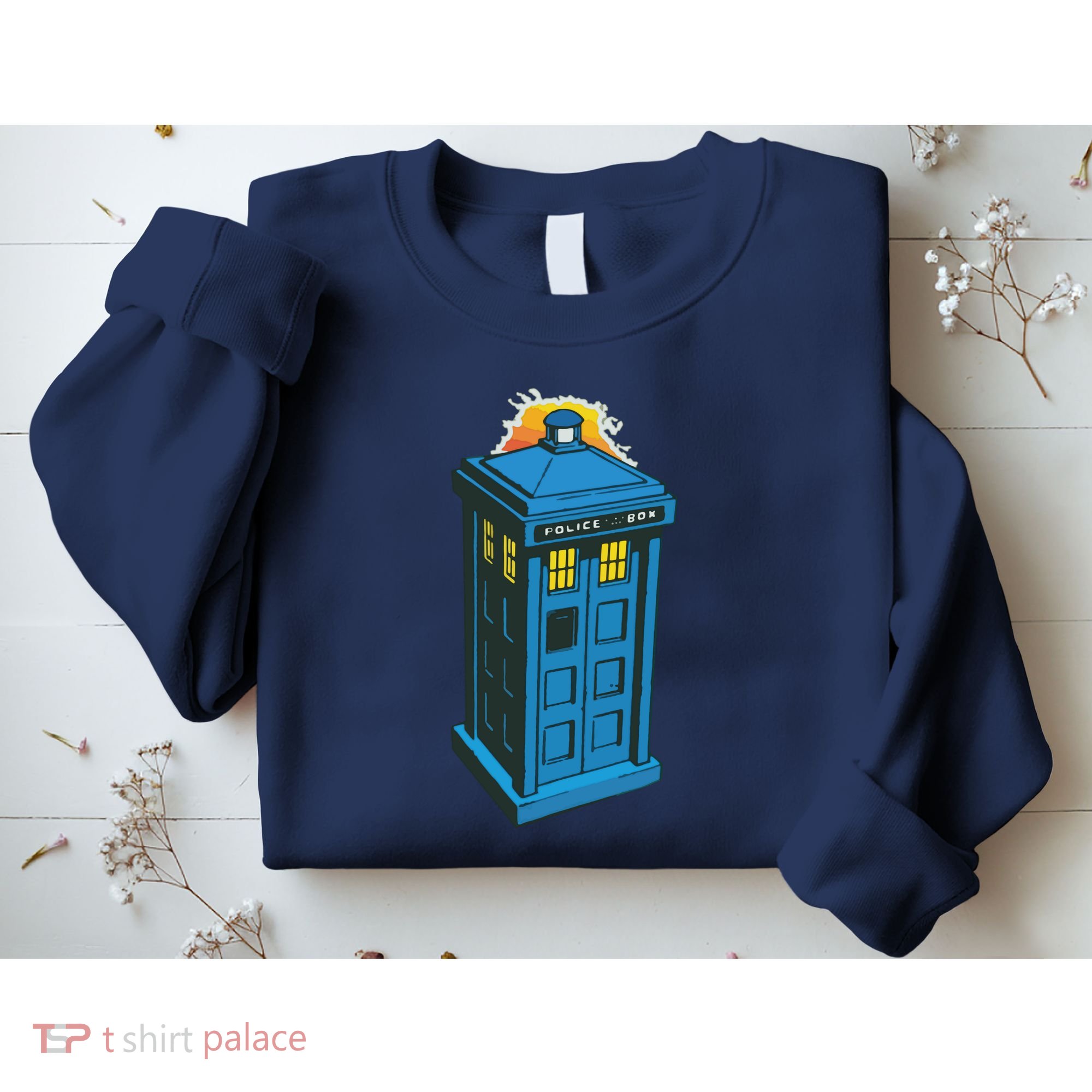 Tardis Comic Sweatshirt