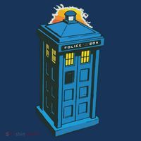 Tardis Comic Beanie thumb 2