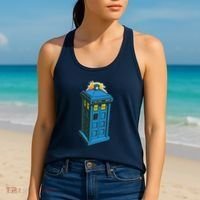 Tardis Comic Women's Tank Top thumb 2