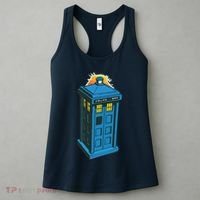 Tardis Comic Women's Tank Top thumb 3