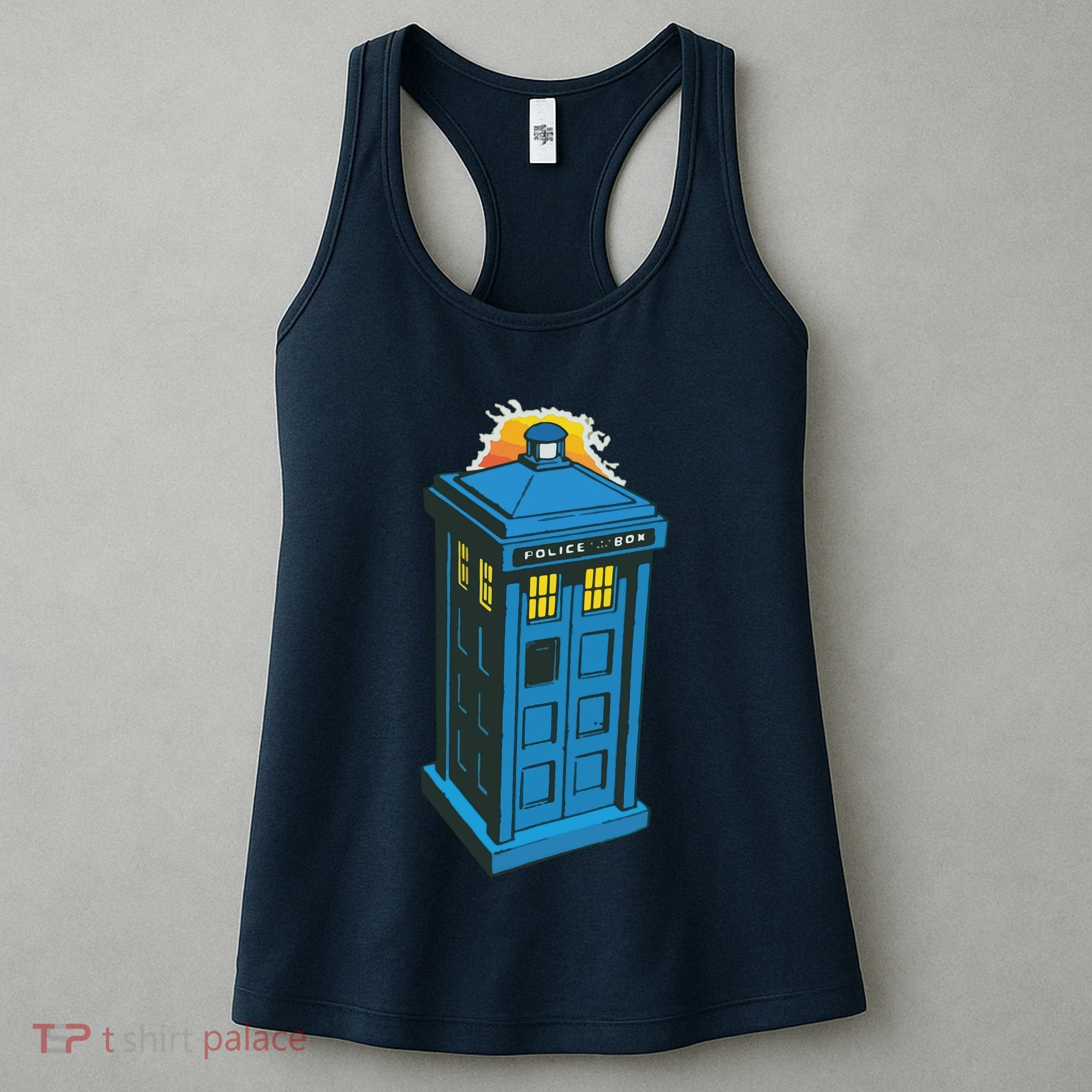 Tardis Comic Women's Tank Top