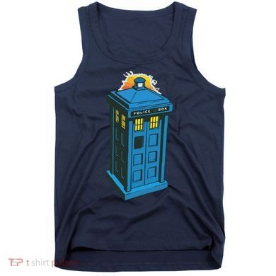 Tardis Comic Tank Top