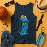 Tardis Comic Tank Top thumb 4