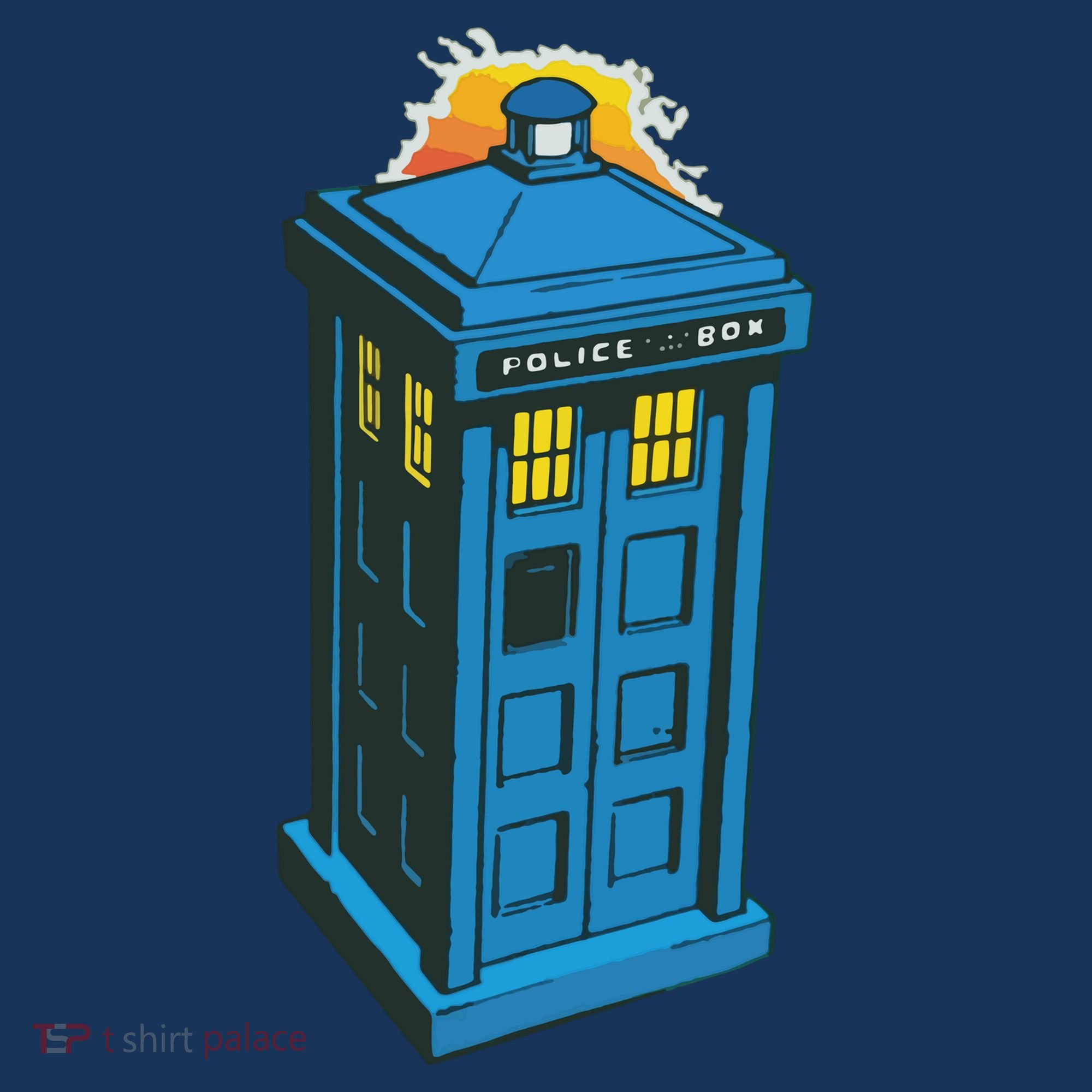 Tardis Comic Tank Top