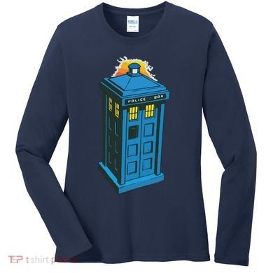 Tardis Comic Women's Long Sleeve Shirt