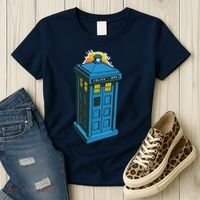 Tardis Comic Women's T-Shirt thumb 3