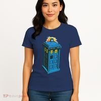 Tardis Comic Women's T-Shirt thumb 4