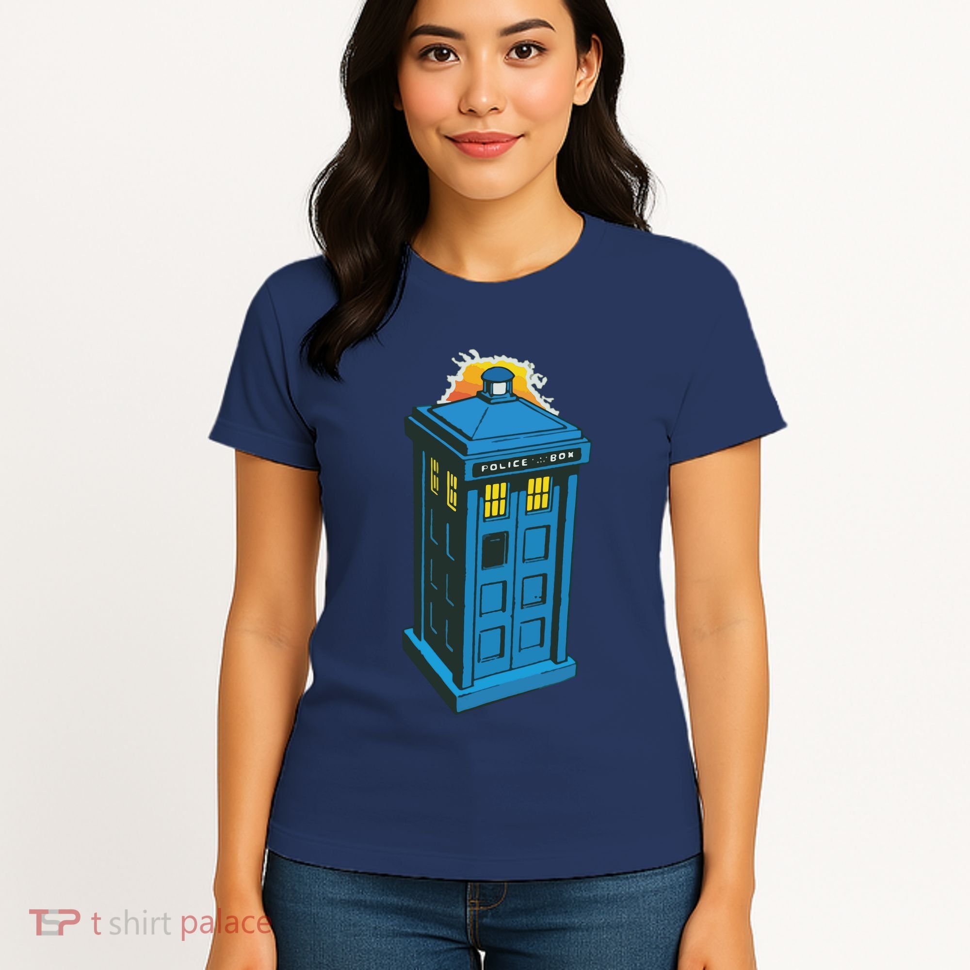 Tardis Comic Women's T-Shirt