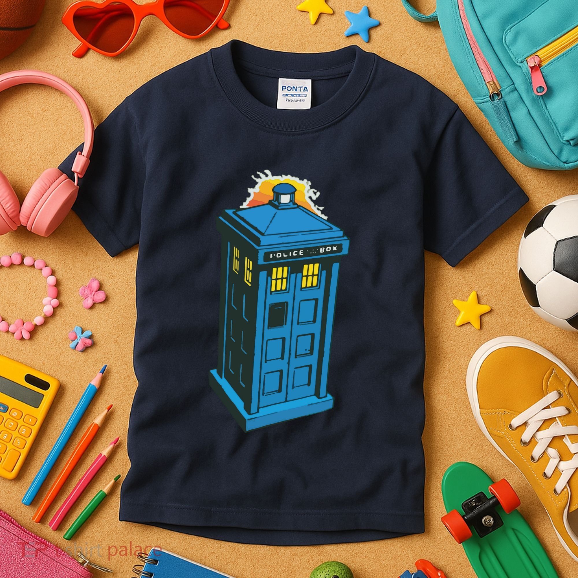 Tardis Comic Kids T-Shirt