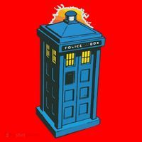 Tardis Comic Santa Hat thumb 1