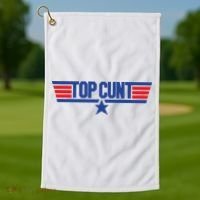Top Cunt Golf Towel thumb 1