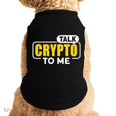 Talk Cypto To Me Doggie Tank