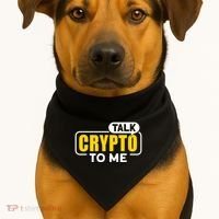 Talk Cypto To Me USA-Made Doggie Bandana thumb 1