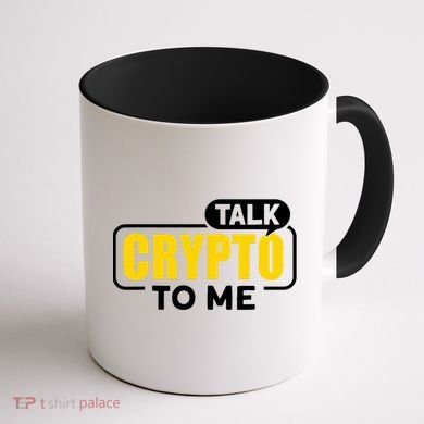Talk Cypto To Me Coffee Mug back