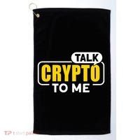 Talk Cypto To Me Golf Towel thumb 0