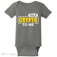 Talk Cypto To Me Baby Bodysuit thumb 0