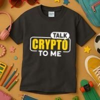 Talk Cypto To Me Kids T-Shirt thumb 3